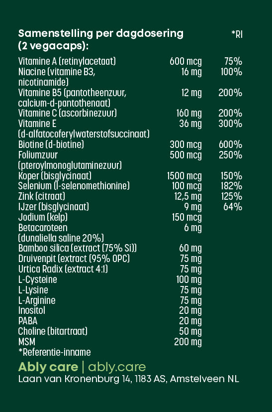 Root love - haarformule